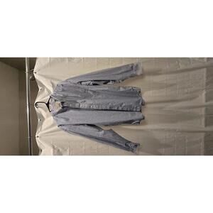 Cutter & Buck button down button up long sleeve pocket striped shirt 3XL